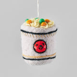 'Cup Noodle' Hanging Felt Ornament