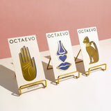 OCTAEVO Bookmark "Hamsa" - Metal w Brass finish