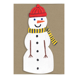 Snowman - Die Cut Card