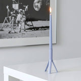 Rocket Taper Candle Holder by Lex Pott - 6.5" Lavender steel