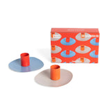 SET OF 2 GALA CANDLE HOLDERS