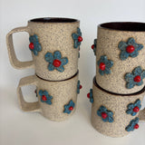 Speckled Clay -14 oz Handmade Sculpted Mug - Splish Splash Ceramics