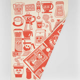 Coffee Time Woven Cotton Tea Towel