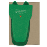 Crocodile Die Cut Card - Wild Bunch Collection