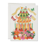 Whimsical Cake birthday greeting card