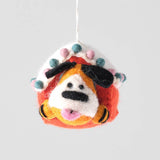 Roger, Doghouse Hanging Felt Ornament