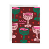 Crystal Cheers greeting card
