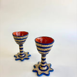Handmade Ceramic Chalice - Speckled Clay