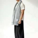 The Reykjavik Scarf with RWS Wool - Grey - FW25