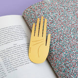 OCTAEVO Bookmark "Hamsa" - Metal w Brass finish