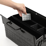Toyo - Steel Cantilever Toolbox ST-350: Silver