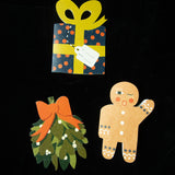 Gingerbread Man Holiday - Die Cut Card