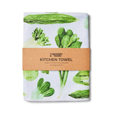 Asian Vegetable Waffle Weave Towel