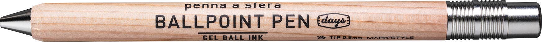 Retro Wooden Barrel Gel Ballpoint Pen – Refillable 0.5mm Ink