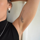 Silver Onyx Earrings
