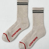 Le Bon Shoppe Boyfriend Socks: Oatmeal