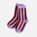 STRIPE SOCK: Violet / 3-5Y