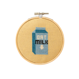 Oat Milk Cross Stitch Kit