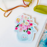 Rice Cooker Florals Sticker