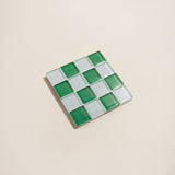 GLASS TILE COASTER - Key Lime Pie Milk Chocolate