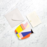 OCTAEVO Bazaar Mini Paper Vase, Flower Vase & Card Set