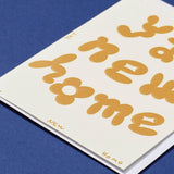 Yay New Home Embossed Greetings Card