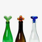 Green Hobknob Bottle Stopper