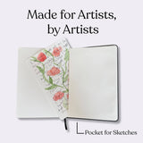 Artist Grade Watercolor Journal – 100% Cotton Cold Press Paper, 300 GSM (24 Sheets / 48 Pages)