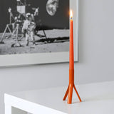 Taper Candles (4 Pack) - 10" Tall, 8 Hr Burn, Orange