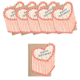 Heart Cake Mini Cards - Box of 6