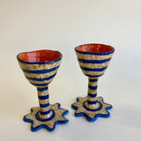 Handmade Ceramic Chalice - Speckled Clay