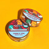 Asian Produce Washi Tape | Food Washi Stationery Craft Tape