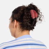 Juno Claw in Red Plaid
