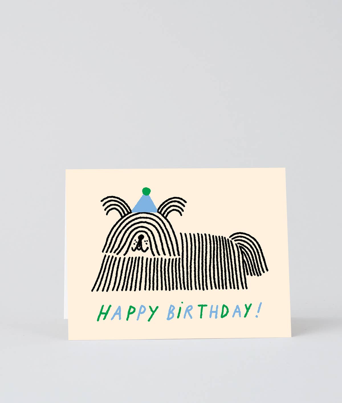 Happy Birthday Long hair Dog Kids Greeting Card – JOON
