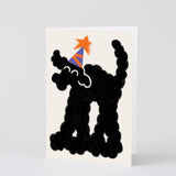 Dog Birthday Embossed Greeting Card