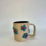 Speckled Clay -14 oz Handmade Sculpted Mug - Splish Splash Ceramics