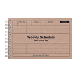 Pocket Size Weekly Planner Undated 58 Weeks Dayfree