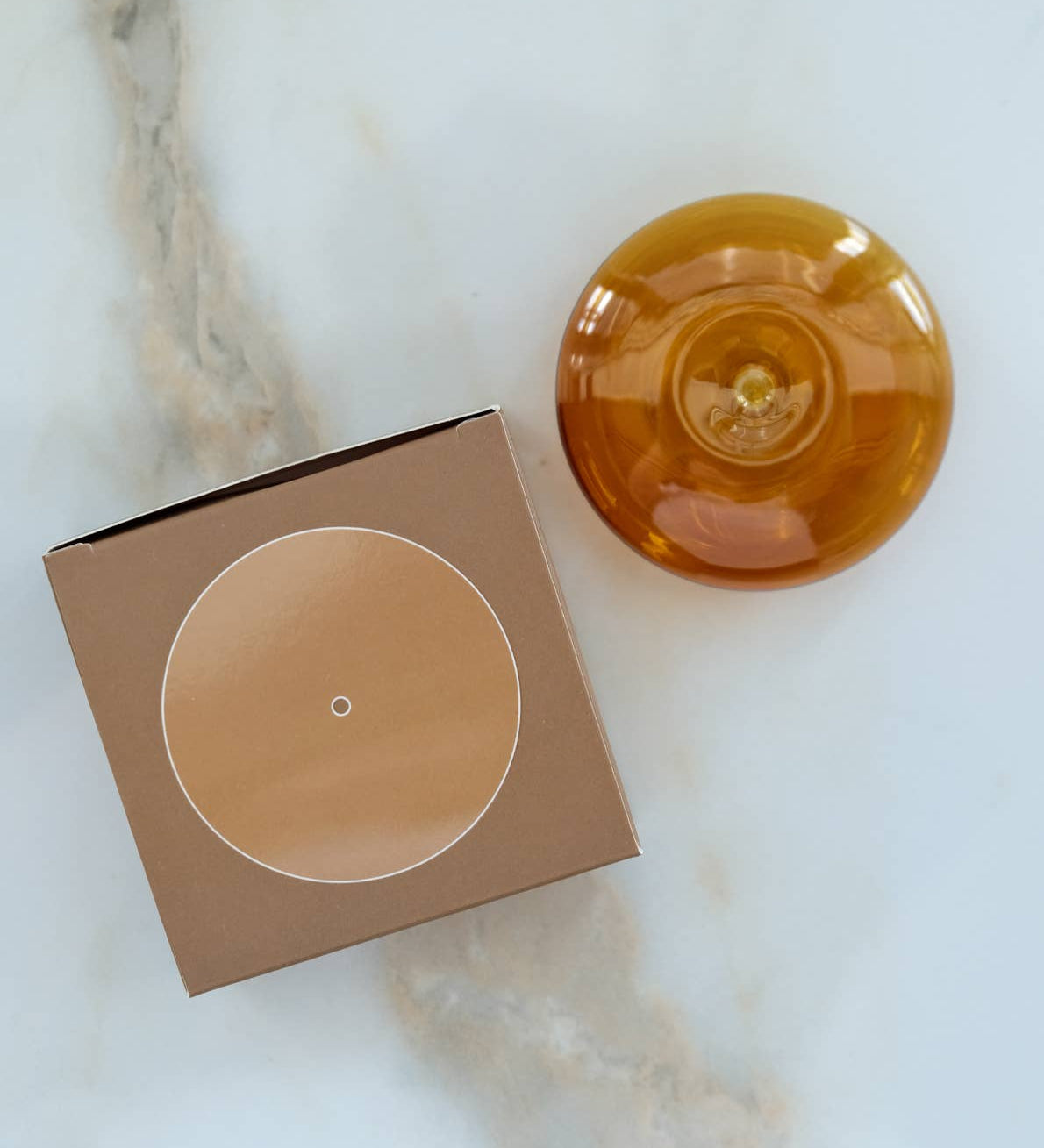 Glass Bubble Incense Holder