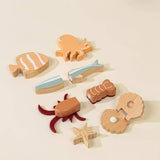 Wooden Seafood Playset