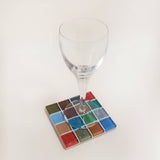 GLASS TILE COASTER - The Autumn Sprinkles