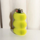Color Wave Lighter Case *BIC NOT INCLUDED*: Light Lime