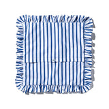 Shirt Fabric Ruffle Cushion Cover