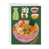 Ramen Bowl encouragement greeting card