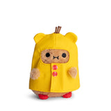 Mini sitting plush toy-Mouse Boot-Yellow raincoat Ricespud
