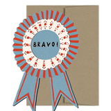 Bravo Medallion - Die Cut Card