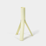 Rocket Taper Candle Holder by Lex Pott - 6.5"H, Cream, steel