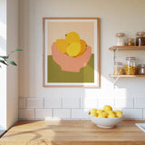 Lemons in Bowl Print