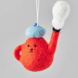 Teapot Hanging Felt Ornament