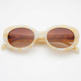 Aria Acetate Womens Oval Sunglasses - Freyrs Eyewear