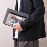 EDiT B6 Grid Notebook with PVC Cover & Zipper Pocket
